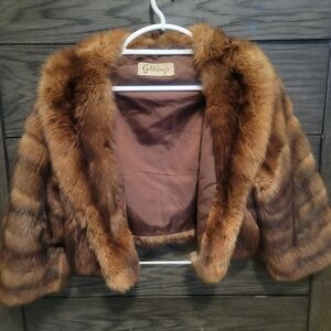 Ladies Fox Fur Bolero Jacket